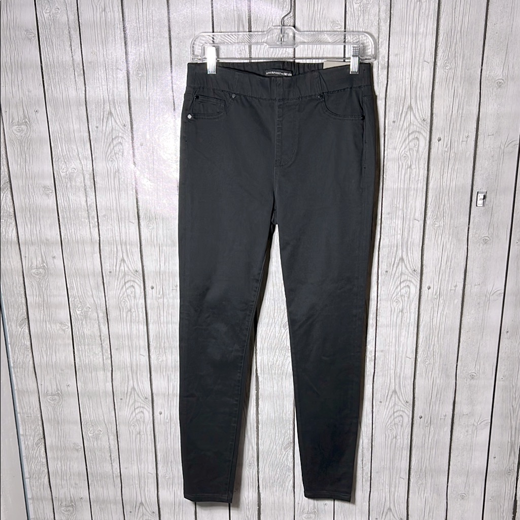 Liverpool For Nic & Zoe Black Ankle Skinny Pull On Pants Size 4